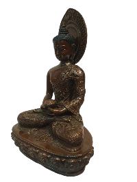 Tibetan Buddhist Statue Of Amitabha Buddha, [oxidized]