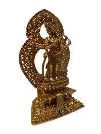 Buddhist Statue Miniature Statue Of, Namgyalma, [full Gold Plated]