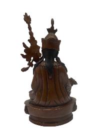 Buddhist Statue Miniature Statue Of, Padmasambhava, [chocolate Oxidized]