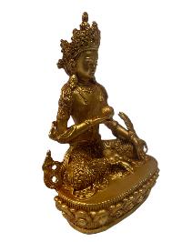 Buddhist Statue Miniature Statue Of, Ksitigarbha - Bodhisattva, [full Gold Plated]