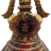 Buddhist Statue Of, Stupa, [traditional Color, Antique Finishing]