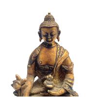 Buddhist Statue Miniature Statue Of, Medicine Buddha, [antique Finishing]