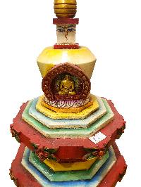 Buddhist Statue Of Stupa [traditional Color]