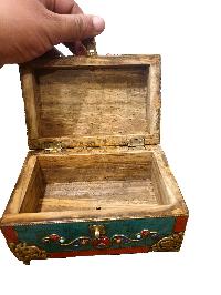 thumb1-Wooden Tibetan Box-25170