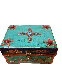 thumb1-Wooden Tibetan Box-25171