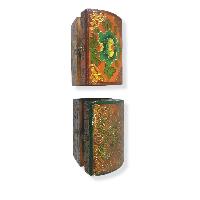 [traditional Tibetan], Ritual Jewelry And Ritual Item Box, [painted]