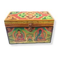 [traditional Tibetan], Ritual Jeweler And Ritual Item Box, [painted]