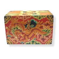 [traditional Tibetan], Ritual Jewelry And Ritual Item Box, [painted]