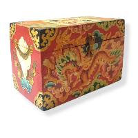 [traditional Tibetan], Ritual Jewelry And Ritual Item Box, [painted]