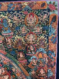 Tibetan Buddhist Thangka Painting Of Buddha Mandala, [hand Painted]