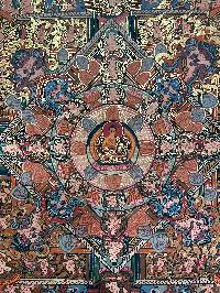 Tibetan Buddhist Thangka Painting Of Buddha Mandala, [hand Painted]