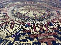 Tibetan Buddhist Thangka Painting Of Pancha Buddha Mandala, [hand Painted]