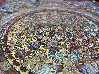 Tibetan Buddhist Thangka Painting Of Buddha Mandala, [hand Painted]