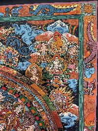 Tibetan Buddhist Thangka Painting Of Buddha Mandala, [hand Painted]