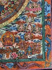 Tibetan Buddhist Thangka Painting Of Buddha Mandala, [hand Painted]