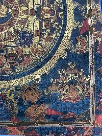 Tibetan Buddhist Thangka Painting Of Buddha Mandala, [hand Painted]