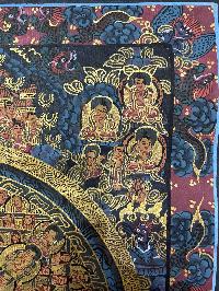 Mandala, Tibetan Buddhist Thangka Painting Of Buddha Mandala, [hand Painted]