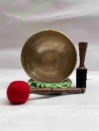 Buddhist Hand Beaten Singing Bowl, [elephant] Design, [etching Carving]