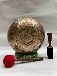 Buddhist Hand Beaten Full Moon] Singing Bowl