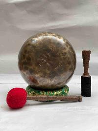 Buddhist Hand Beaten [full Moon] Singing Bowl