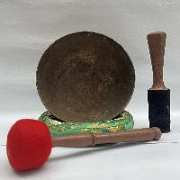 [old] Hand Beaten Bronze [kopre] Singing Bowl With [antique]