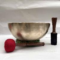 Buddhist Hand Beaten [jambati] Singing Bowl, With Plain