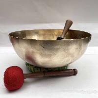 Buddhist Hand Beaten [jambati] Singing Bowl, With Plain