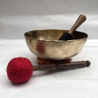 Buddhist Hand Beaten [jambati] Singing Bowl, With Plain