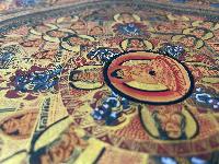 Buddhist Handmade Thangka Painting Of Mandala, [real Gold, Hand Painted]