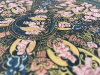 Buddhist Handmade Thangka Painting Of Buddha Mandala, [hand Painted]