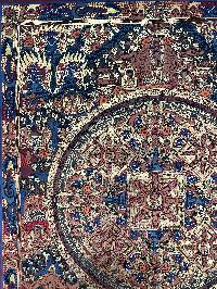 Buddhist Handmade Thangka Painting Of Buddha Mandala, [hand Painted]