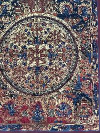 Buddhist Handmade Thangka Painting Of Buddha Mandala, [hand Painted]