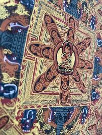 Buddhist Handmade Thangka Painting Of Buddha Mandala, [hand Painted]