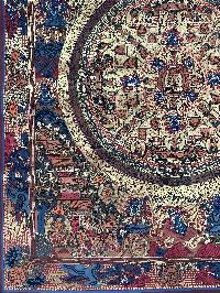 Buddhist Handmade Thangka Painting Of Buddha Mandala, [hand Painted]