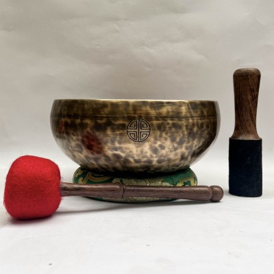 Buddhist Hand Beaten [super Moon Bowl] Singing Bowl