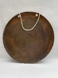 Tibetan [handmade] Gongs, [shakyamuni Buddha Design], High Quality Design, Wind Gong, Flat Gong