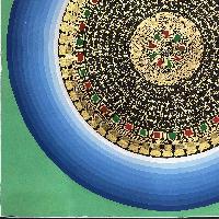 Buddhist Handmade Thangka Painting Of Mandala, [hand Painted]