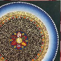 Buddhist Handmade Thangka Painting Of Mandala, [hand Painted]