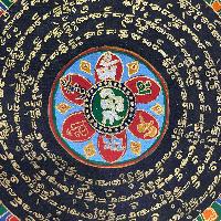 Buddhist Hand Painted Thangka Of Mandala, [hand Painted]