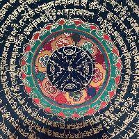 Buddhist Hand Painted Thangka Of Mandala, [hand Painted]