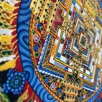 Buddhist Hand Painted Thangka Of Mandala, [hand Painted]