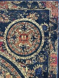 Buddhist Hand Painting Of Nine Mandala, [hand Painted]