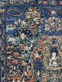 Buddhist Hand Painting Of Buddha Life Story, [hand Painted]