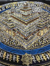 Buddhist Hand Painting Of Temple Mandala, [hand Painted]