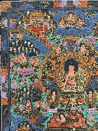 Buddhist Hand Painting Of Buddha Life Story, [hand Painted]