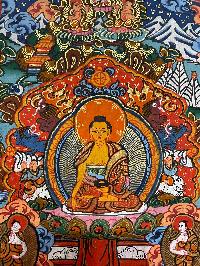 Buddhist Hand Painting Thangka Of Buddha Life Story, [hand Painted]