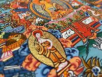 Buddhist Hand Painting Thangka Of Buddha Life Story, [hand Painted]