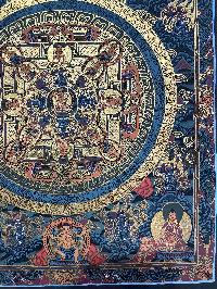 Buddhist Hand Painting Thangka Of Buddha Mandala, [hand Painted]