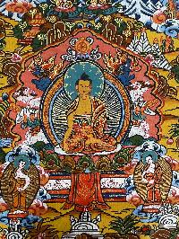 Buddhist Hand Painting Thangka Of Buddha Life Story, [hand Painted]