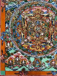 Buddhist Hand Painting Thangka Of Buddha Mandala, [hand Painted]